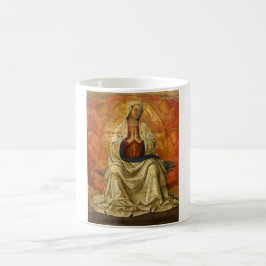 Madonna in Gloria (Virgin Mary Enthroned) Kaffemugg