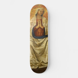 Madonna in Gloria (Virgin Mary Enthroned) Mini Skateboard Bräda 18,5 Cm