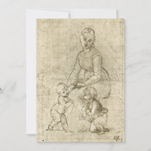 Madonna, Kristus och Johannes Döparen av Rapahel