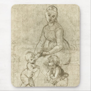 Madonna, Kristus och Johannes Döparen av Rapahel Musmatta