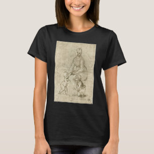 Madonna, Kristus och Johannes Döparen av Rapahel Tee Shirt