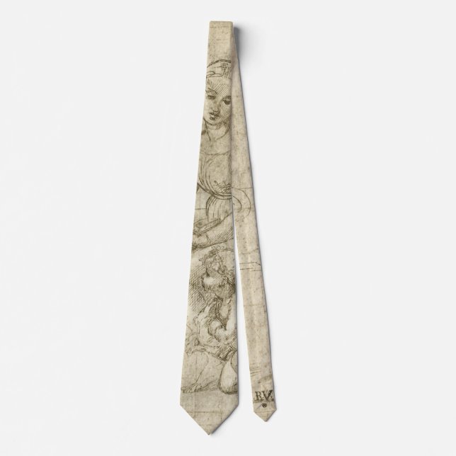 Madonna, Kristus, Saint John Baptist av Rapahel Slips (Framsida)