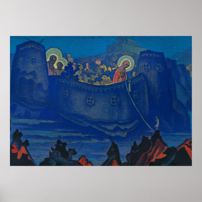 Madonna Laboris av Nicholas Roerich Poster (Framsidan)
