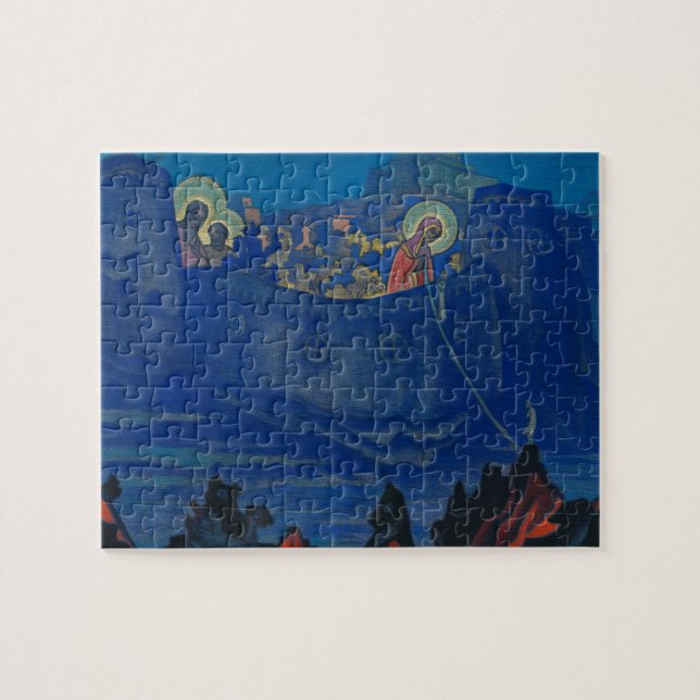 Madonna Laboris av Nicholas Roerich Pussel (Horisontell)