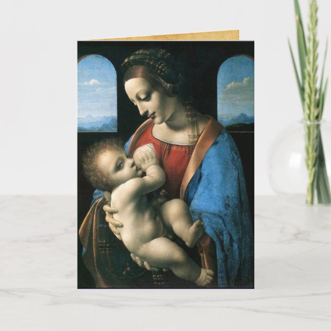 MADONNA LITTA,Blue Sapphire Helgkort (Framsida)