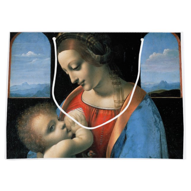 Madonna Litta, Leonardo da Vinci, 1490-1491 (Framsidan)