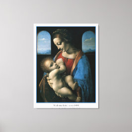 Madonna Litta Leonardo Da Vinci Canvastryck