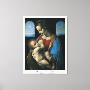 Madonna Litta Leonardo Da Vinci Canvastryck