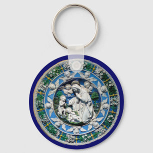 MADONNA MED BARN OCH ÄNGLAR NYCKELRING