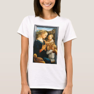 Madonna med barn och två Änglar, Filippo Lippi T Shirt