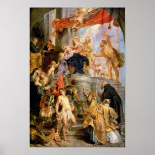 Madonna med barn poster