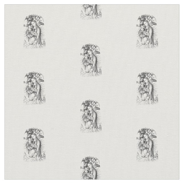 Madonna med barn tyg (Närbild)