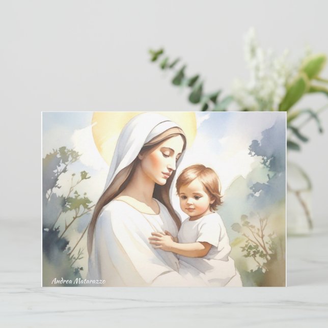 Madonna med Child Jesus (Stående Fram)