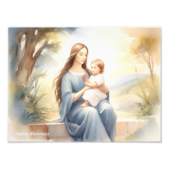 Madonna med Child Jesus Fototryck (Framsidan)