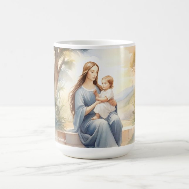 Madonna med Child Jesus Kaffemugg (Center)