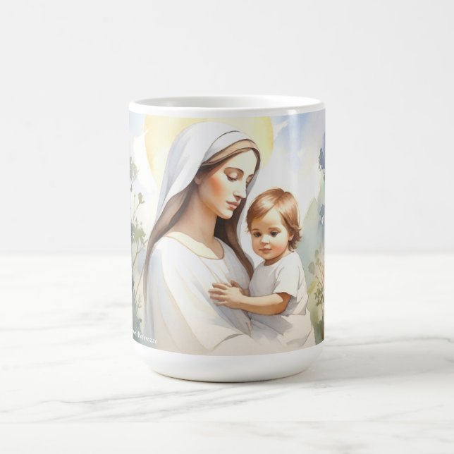 Madonna med Child Jesus Kaffemugg (Center)