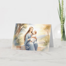 Madonna med Child Jesus Kort