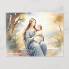 Madonna med Child Jesus Vykort
