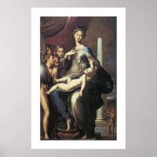 Madonna med Long Nacke Poster