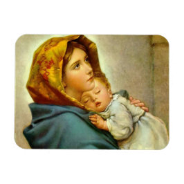 Madonna och Baby A Mor Kärlek är för evigt Magnet