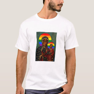 Madonna och Baby och hbt T Shirt
