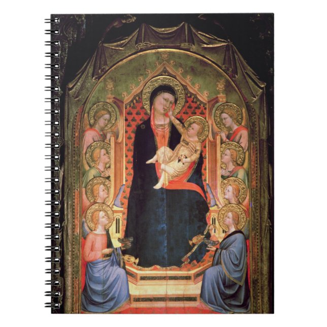 Madonna och barn, 1347 anteckningsbok (Framsidan)