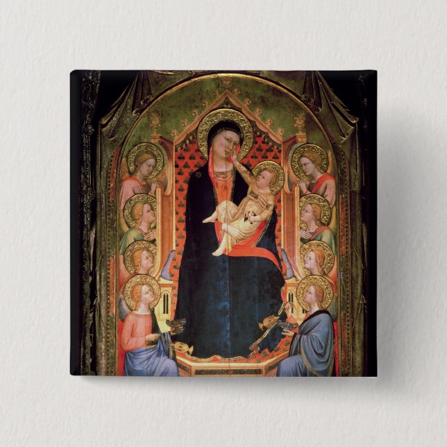 Madonna och barn, 1347 knapp (Framsida)