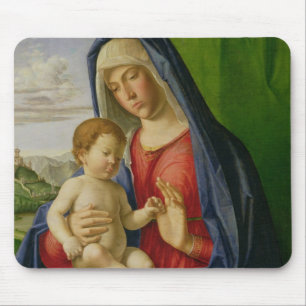 Madonna och barn, 1490s musmatta