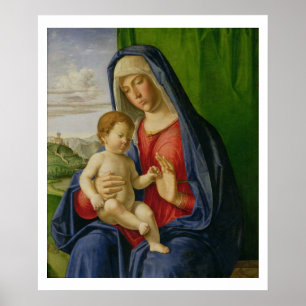 Madonna och barn, 1490s poster