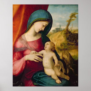 Madonna och barn, 1512-14 poster