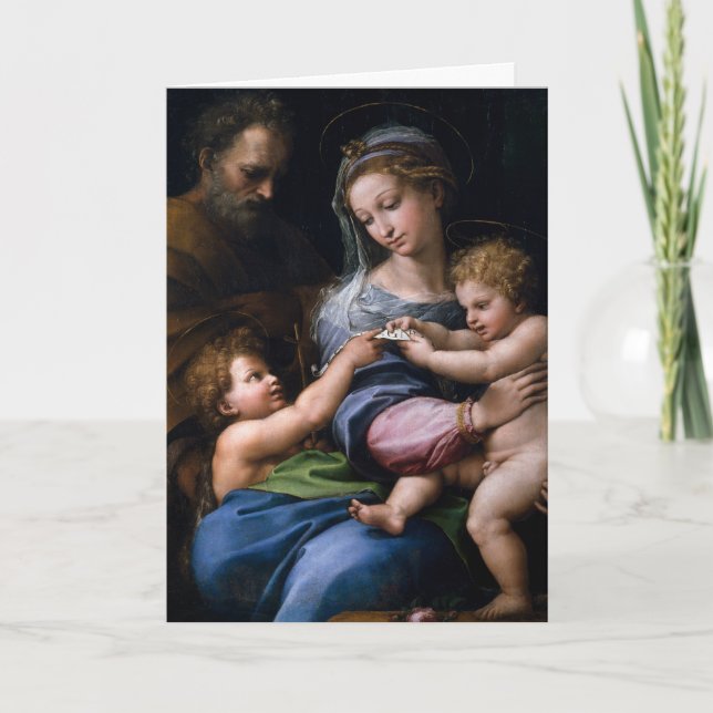 MADONNA OCH BARN 1518-1520, Raphael  (1483–1520)  Kort (Framsida)