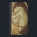 Madonna och barn 2 galaxy s4 plånboksfodral<br><div class="desc">Avbilda samlingen numrerar:  XKH223073 Madonna och barn (tempera och bladguldet på panel). Pietro,  Sano di,  också Ansano Di Pietro di Mencio (1406-81) tempera och bladguld på panel. Hamburgare Kunsthalle,  Hamburg,  Tyskland.  15th</div>