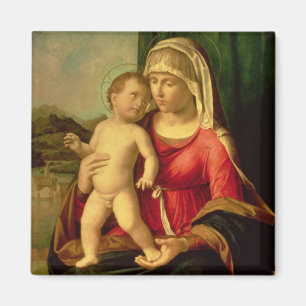 Madonna och barn 2 magnet