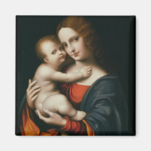 Madonna och barn 2 magnet