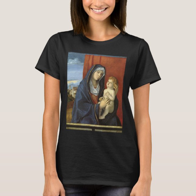 Madonna och barn av Giovanni Bellini T Shirt (Framsida)