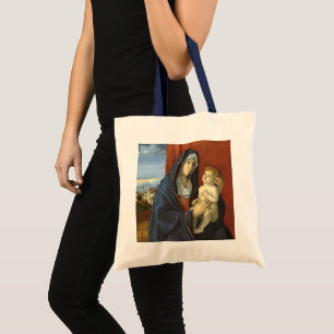 Madonna och barn av Giovanni Bellini Tygkasse