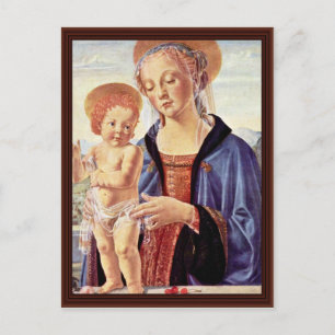 Madonna och barn av Sarto Andrea Del Vykort