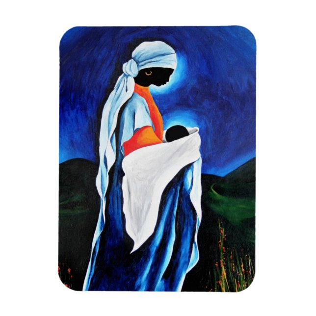 Madonna och barn - Beloved Son 2008 Magnet (Vertikal)