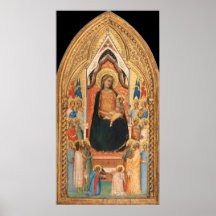 Madonna och barn - Bernardo Daddi Fine Art Poster