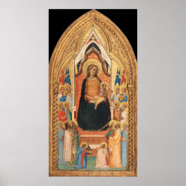 Madonna och barn - Bernardo Daddi Fine Art Poster