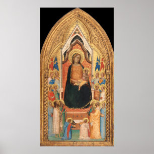 Madonna och barn - Bernardo Daddi Fine Art Poster