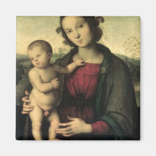 Madonna och barn, c.1495 magnet