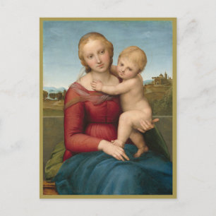 MADONNA OCH BARN c. 1505, Raphael (1483–1520) Vykort