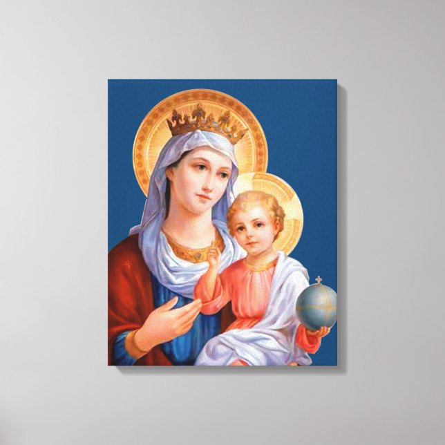 Madonna och barn canvastryck (Framsida)