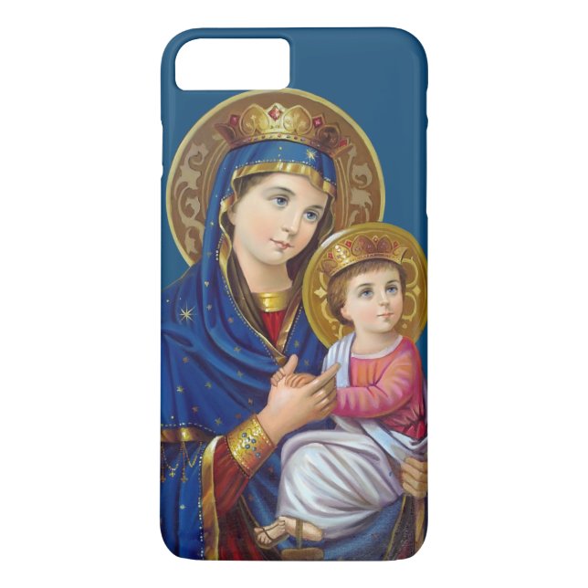 Madonna och barn Case-Mate iPhone skal (Baksida)