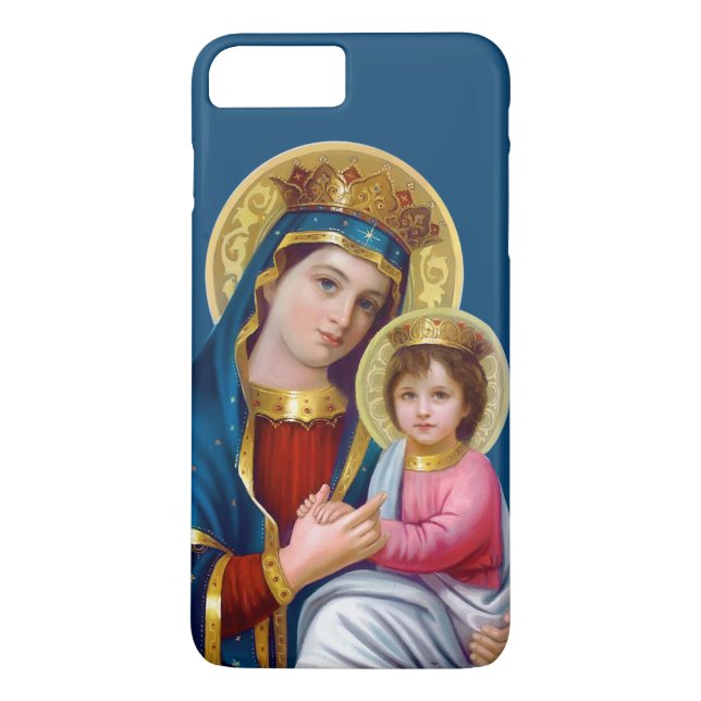 Madonna och barn Case-Mate iPhone skal (Baksida)