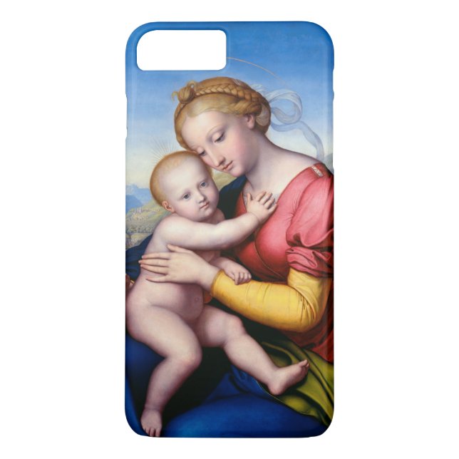 Madonna och barn Case-Mate iPhone skal (Baksida)