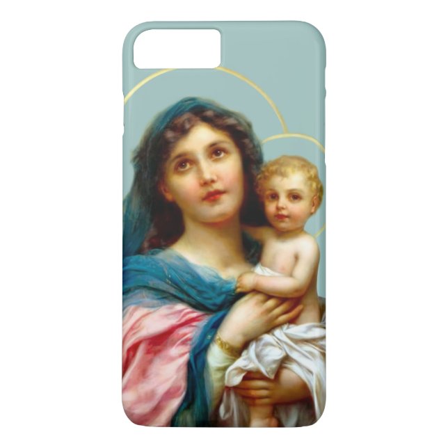 Madonna och barn Case-Mate iPhone skal (Baksida)