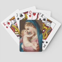 Madonna och barn casinokort