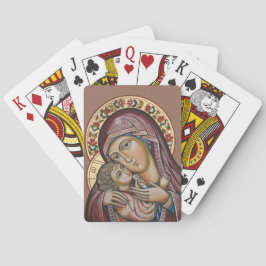Madonna och barn casinokort